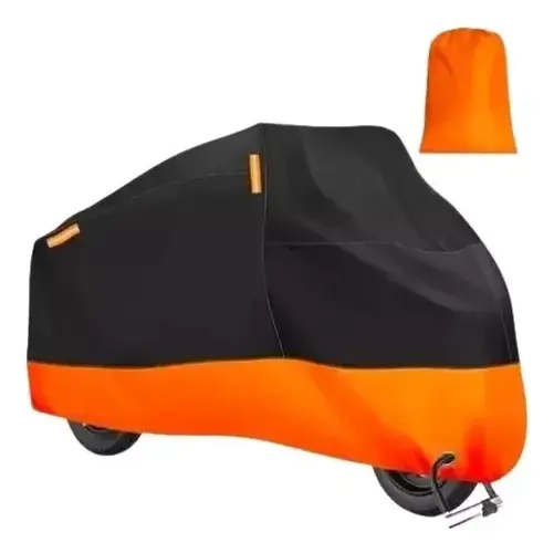 FUNDA IMPERMEABLE 100% PROTECTOR CUBRE MOTOS BICICLETAS XL - 1