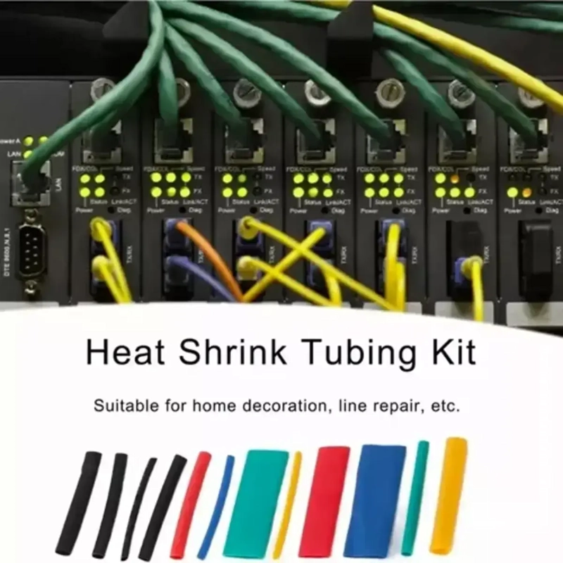 KIT TUBOS TERMORETRACTIL COLORES MIXTOS 530 PIEZAS - 3