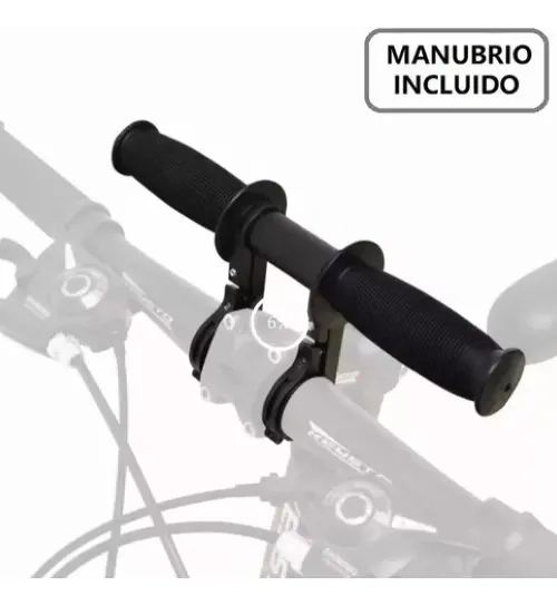 SILLA DE NIÑO CON MANILLAR PARA BICICLETAS Y MTBIKE - 3