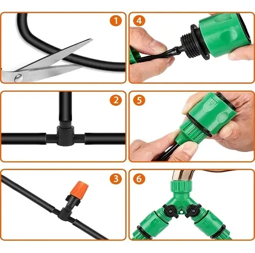 KIT DE RIEGO SISTEMA AUTOMATICO POR GOTEO 40M 158 PIEZAS - 3