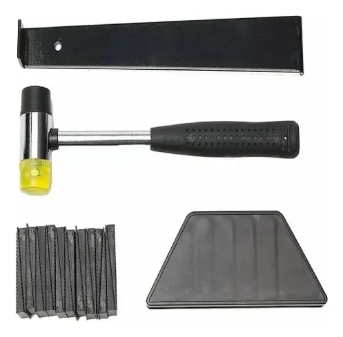 KIT INSTALACION PISO FLOTANTE PROFESIONAL CON MARTILLO GOMA - 1