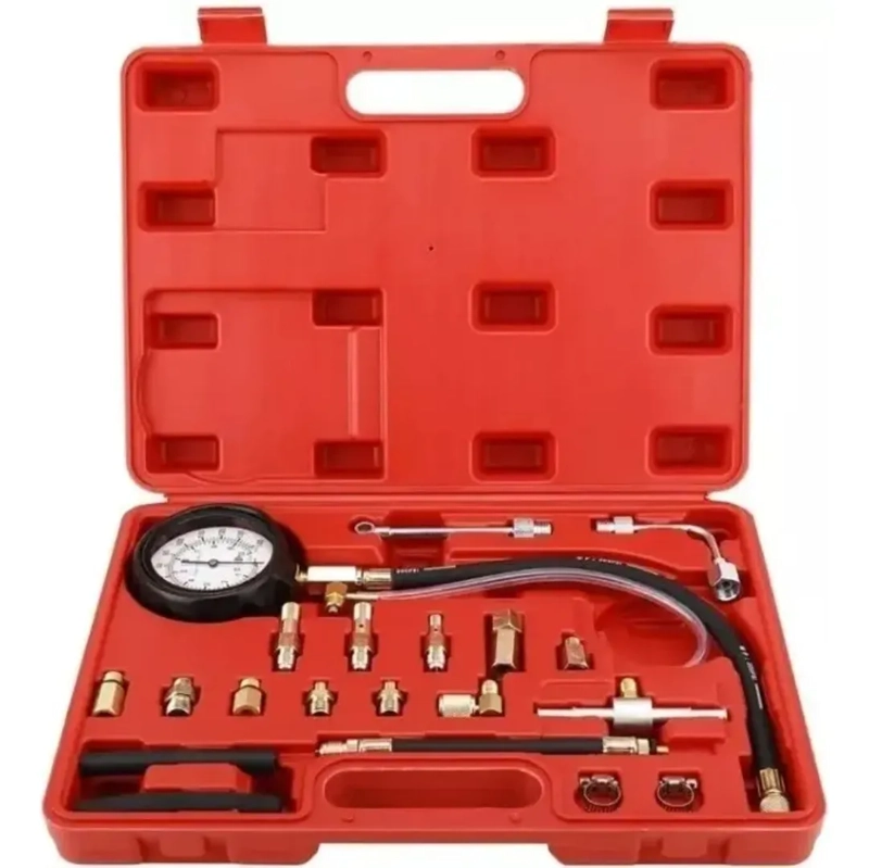 KIT MEDIDOR MANOMETRO PRESION DE INYECCION COMBUSTIBLE 20PZS - 1