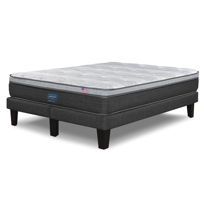 CAMA EUROPEA SIMMONS SPRING PLUS 2 PL BOX RESPALDO PRAGA MARENGO - 2