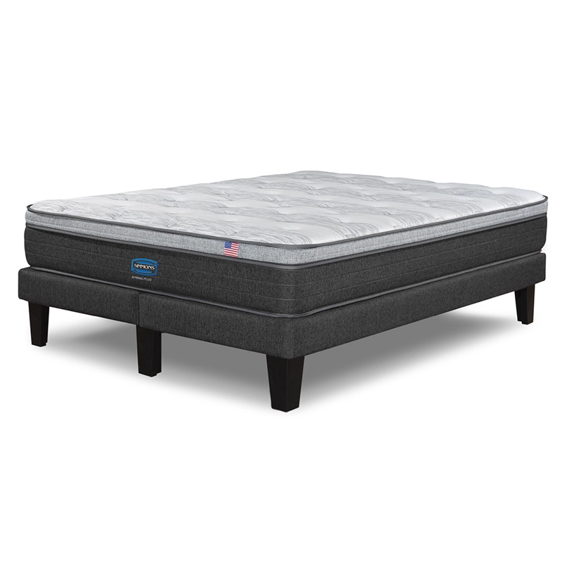 CAMA EUROPEA SIMMONS SPRING PLUS 2 PL BOX RESPALDO URBAN ARENA - 2