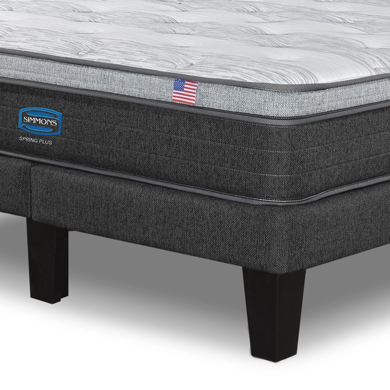 CAMA EUROPEA SIMMONS SPRING PLUS 2 PL BOX RESPALDO URBAN ARENA - 7