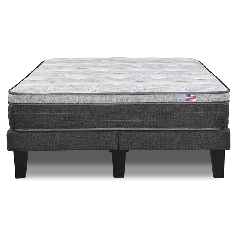 CAMA EUROPEA SIMMONS SPRING PLUS 2 PL BOX RESPALDO URBAN MARENGO - 4