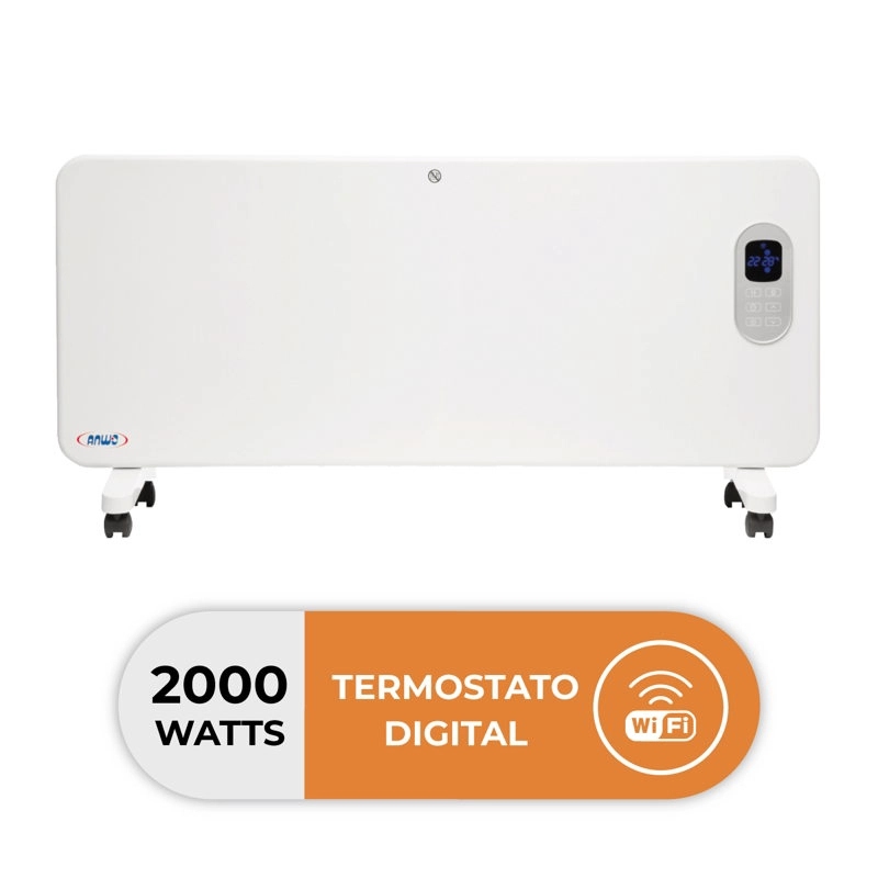 ESTUFA ELE CTRICA ANWO PANEL CONVECTIVO 2000W PROGRAMABLE CON WIFI - 1