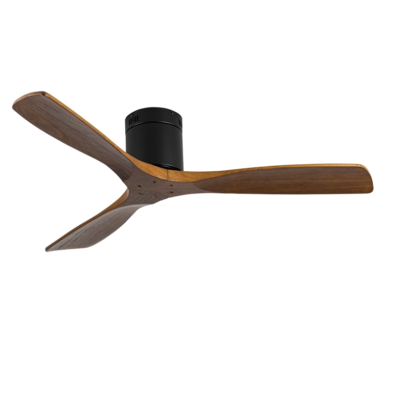 VENTILADOR DE TERRAZA ANWO BREZZA DE MADERA COLOR NOGAL - 1