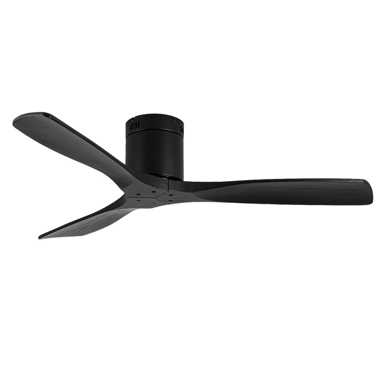 VENTILADOR DE TERRAZA ANWO BREZZA DE MADERA COLOR NEGRO