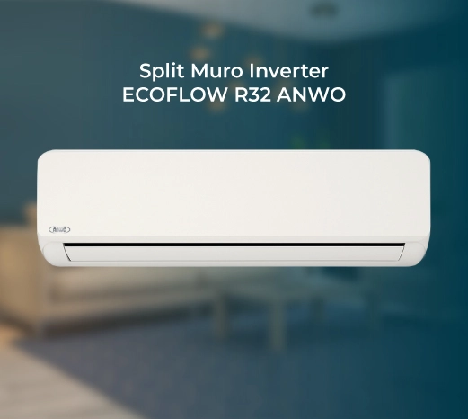 AIRE ACONDICIONADO SPLIT ANWO INVERTER ECOFLOW 24000BTU C/WF - 9