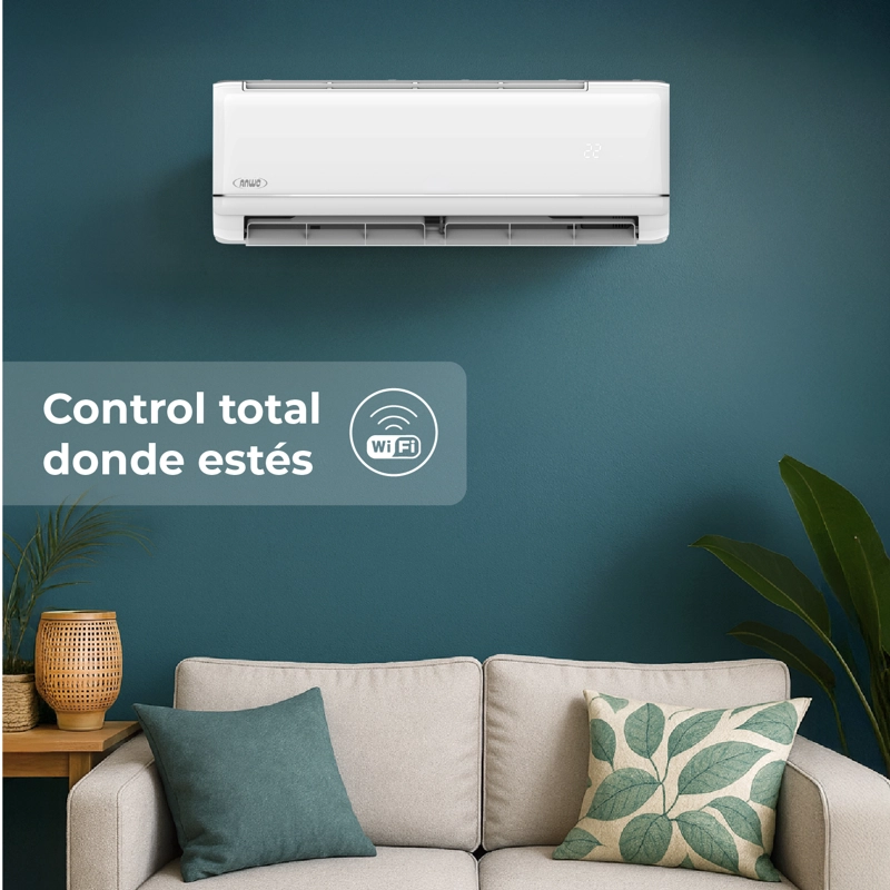 AIRE ACONDICIONADO SPLIT ANWO INVERTER NEW ECOFLOW 12000BTU C/WF - 2