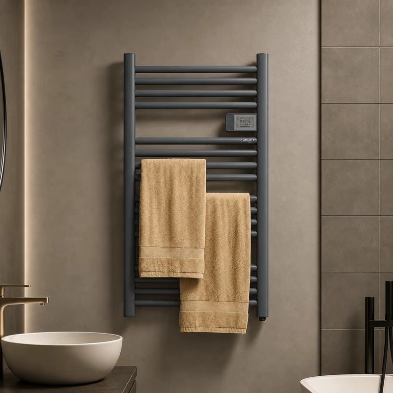 TOALLERO ELE CTRICO ANWO TUBULAR 500W GRIS PROGRAMABLE C/WIFI - 2