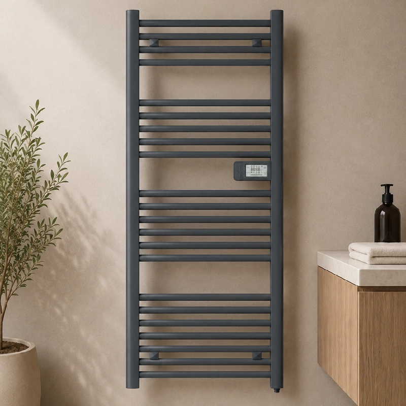 TOALLERO ELE CTRICO ANWO TUBULAR 750W GRIS PROGRAMABLE C/WIFI - 4
