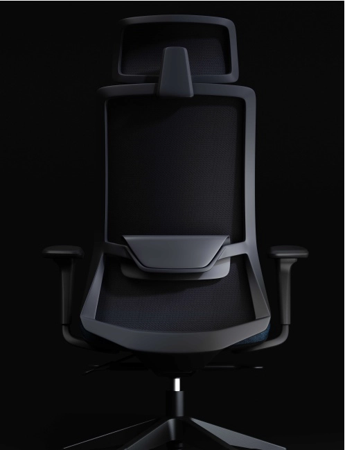 SILLA DE ESCRITORIO ERGONOMICA POLESTAR COLOR NEGRO - 2