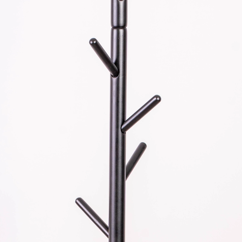 PERCHERO COLGADOR DE MADERA HAYA COLOR NEGRO - 1
