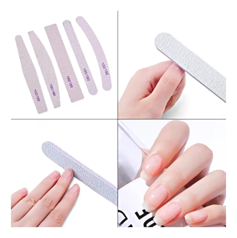 PACK 3 LIMAS 100/180 UÑAS MANICURE PEDICURE - 2