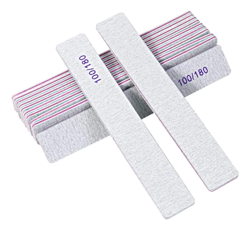 PACK 3 LIMAS 100/180 UÑAS MANICURE PEDICURE - 4