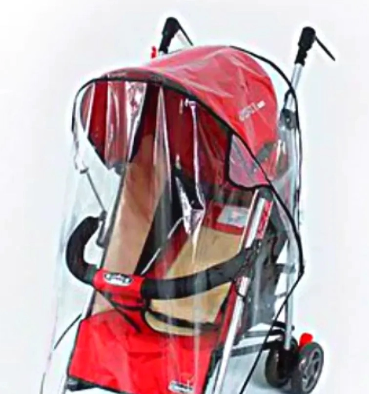 CUBRE COCHE PROTECTOR IMPERMEABLE BEBES LLUVIA VIENTO POLVO - 4