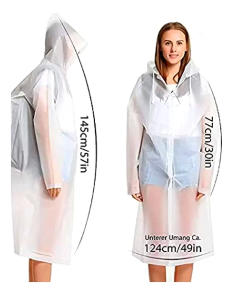 CAPA PONCHO PARA LLUVIA HOMBRE MUJER SOMBRILLA PARAGUA - 4