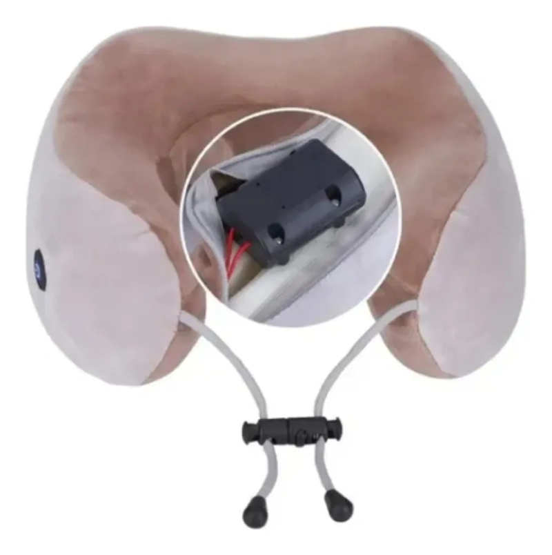 ALMOHADA COJIN MASAJEADOR CUELLO CERVICAL PORTATIL RELAJANTE - 3