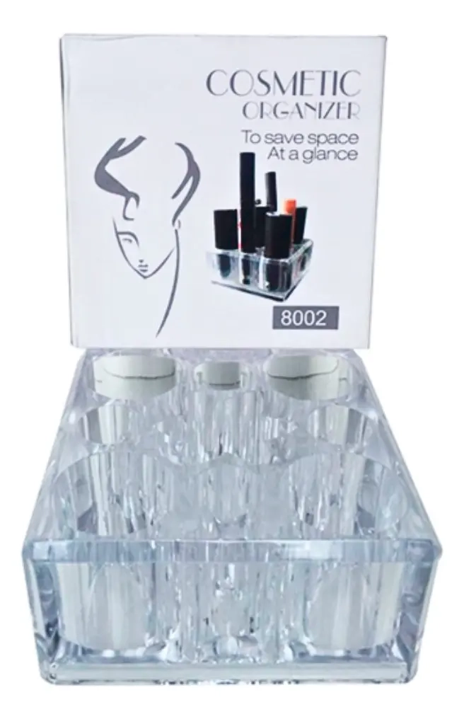 ORGANIZADOR ACRILICO DE BROCHAS Y PINCELES MAQUILLAJE - 3