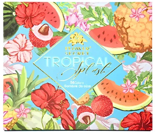 PALETA DE SOMBRAS 56 COLORES TROPICAL FLOWER SECRET - 3