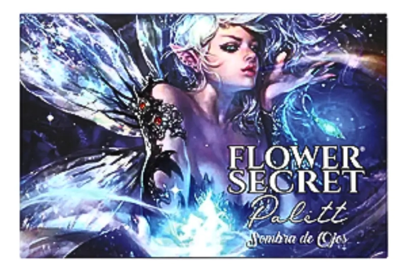 PALETA DE SOMBRAS 28 COLORES GLITTER FLOWER SECRET - 3