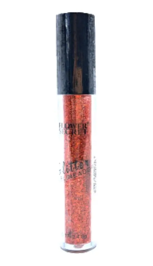 DELINEADOR ROJO GLITTER COLORES FLOWER SECRET - 2