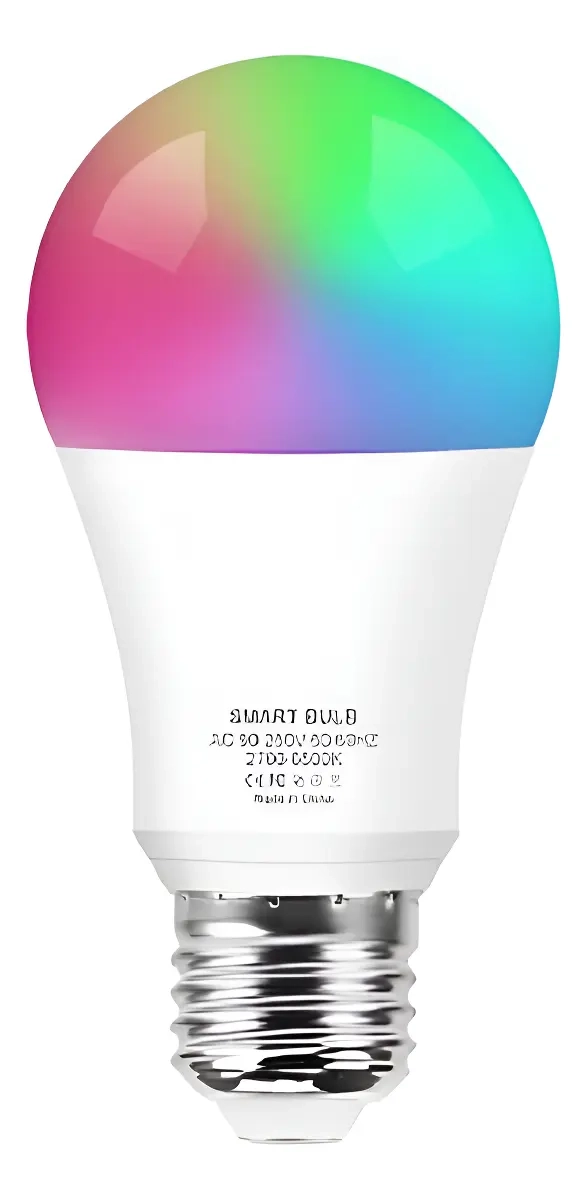 AMPOLLETA INTELIGENTE MULTICOLOR LED WIFI APP 9W E27 - 1