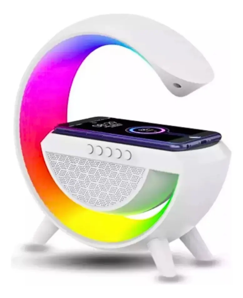 LAMPARA PARLANTE INTELIGENTE LUZ LED MULTICOLOR BLUETOOTH - 2