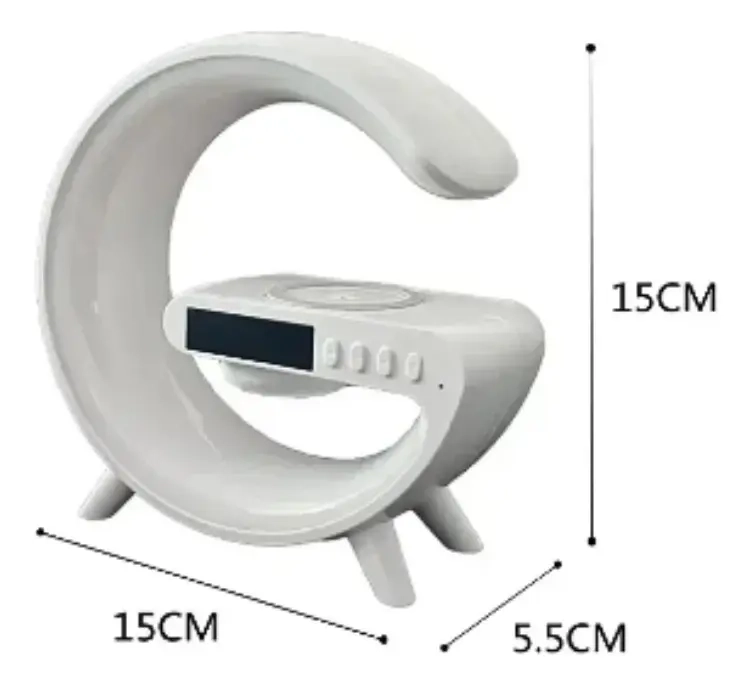 LAMPARA PARLANTE INTELIGENTE LUZ LED MULTICOLOR BLUETOOTH - 3
