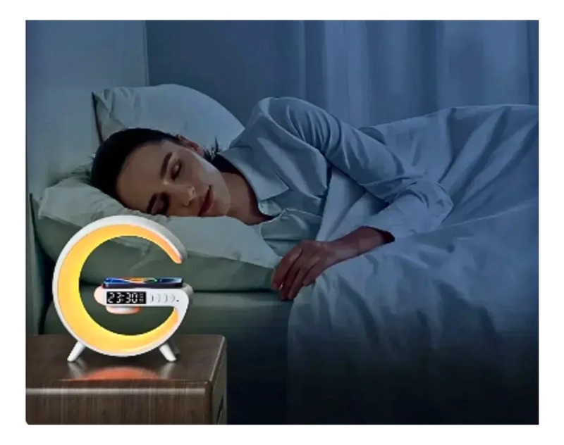 LAMPARA PARLANTE INTELIGENTE LUZ LED MULTICOLOR BLUETOOTH - 5