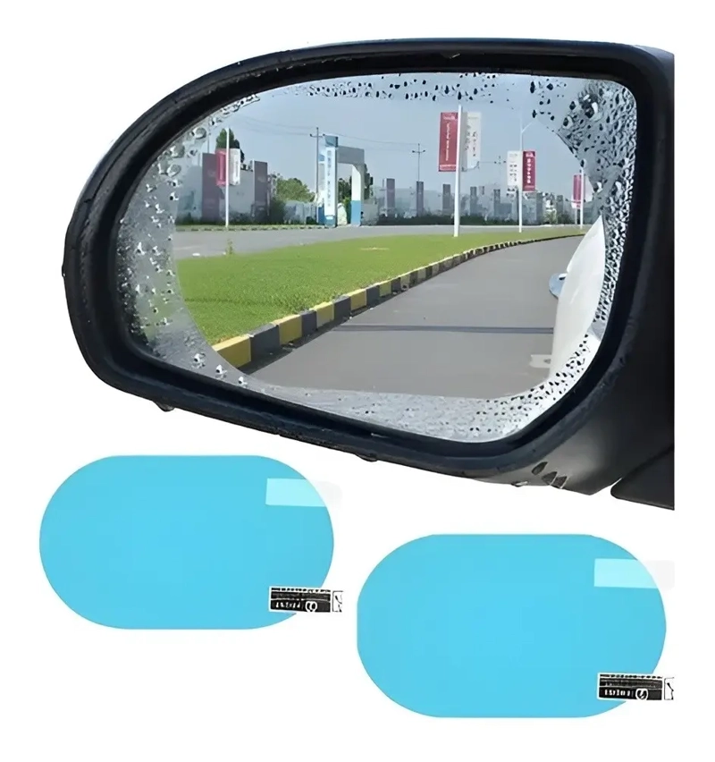 LAMINA ANTIEMPAÑANTE LAMINAS ADHESIVA ESPEJO RETROVISOR X2 - 1