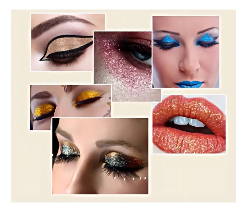 PACK 6 SOMBRAS LIQUIDAS GLITTER FLOWER SECRET COLORES SURTIDOS - 3