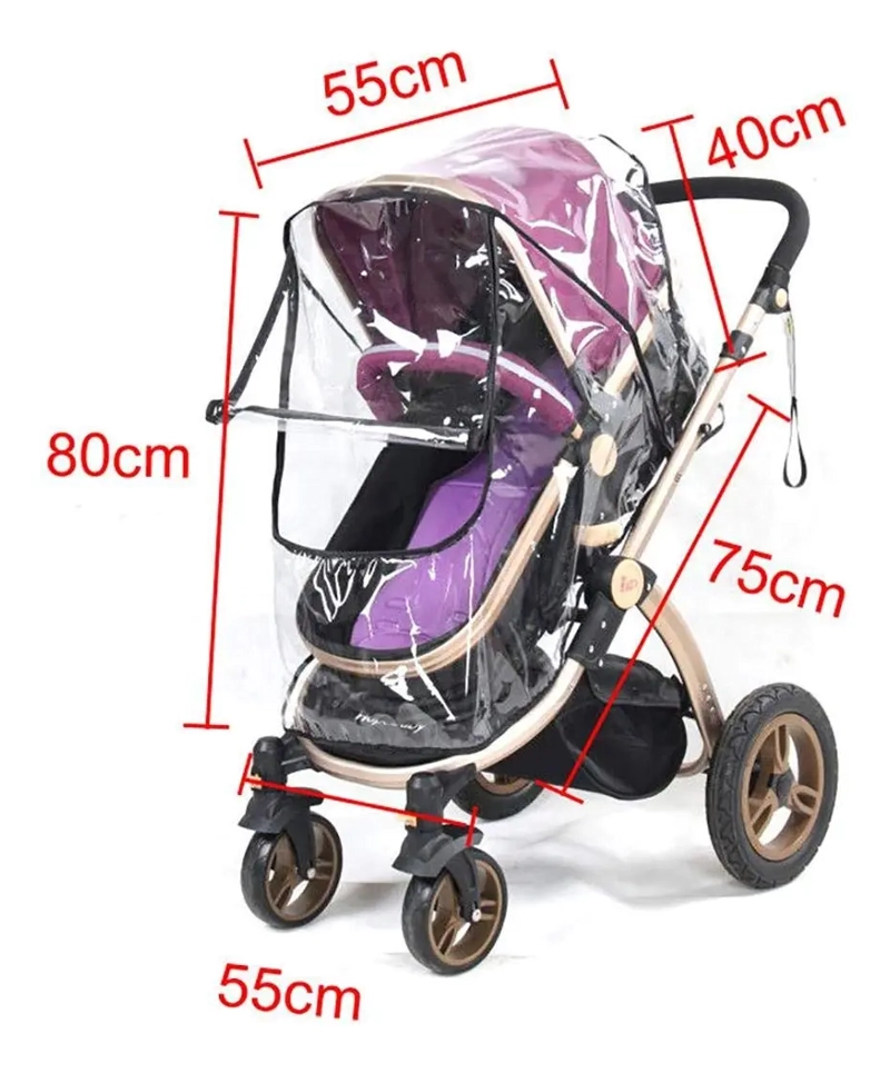 CUBRE COCHE IMPERMEABLES COBERTOR CON APERTURA BEBE - 2