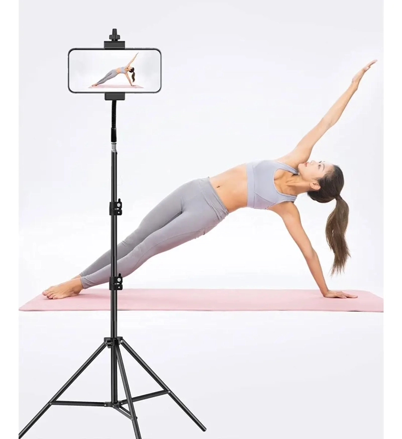SOPORTE TRIPODE PARA CELULAR RETRACTIL 2.1 MTS VIDEOS FOTOS - 2