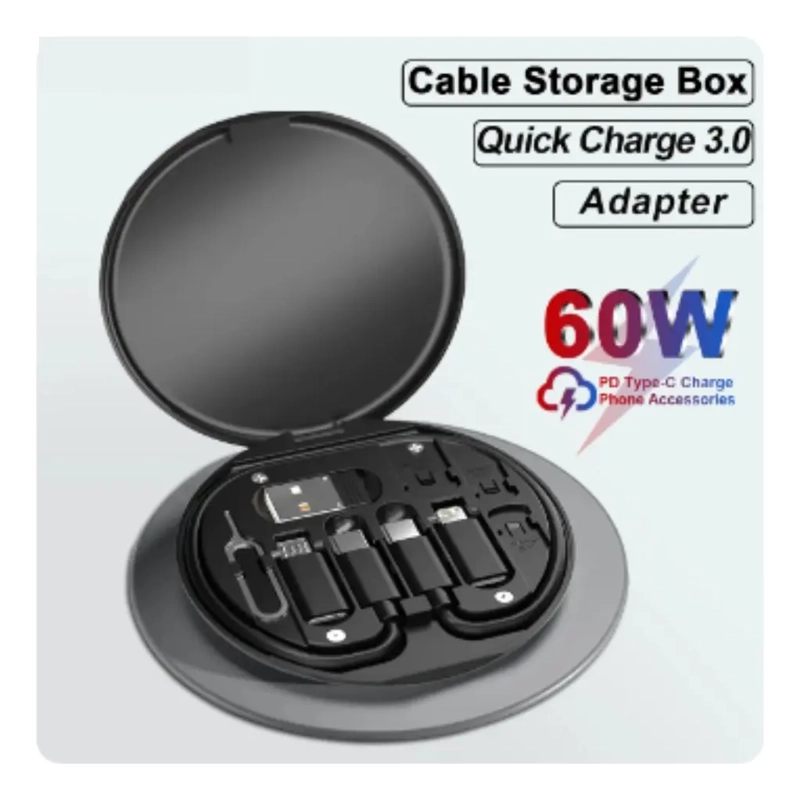 JUEGO DE CABLES DE DATOS USB-C IPH MULTIFUNCIONAL 60 W - 2