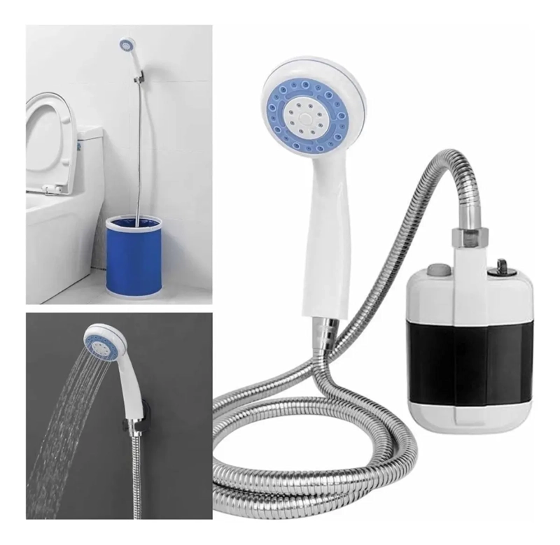 DUCHA PORTATIL PARA CAMPING DUCHA RECARGABLE AL AIRE LIBRE - 4