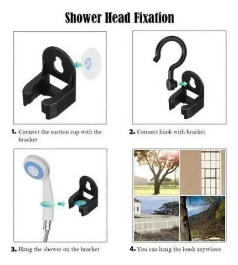DUCHA PORTATIL PARA CAMPING DUCHA RECARGABLE AL AIRE LIBRE - 6