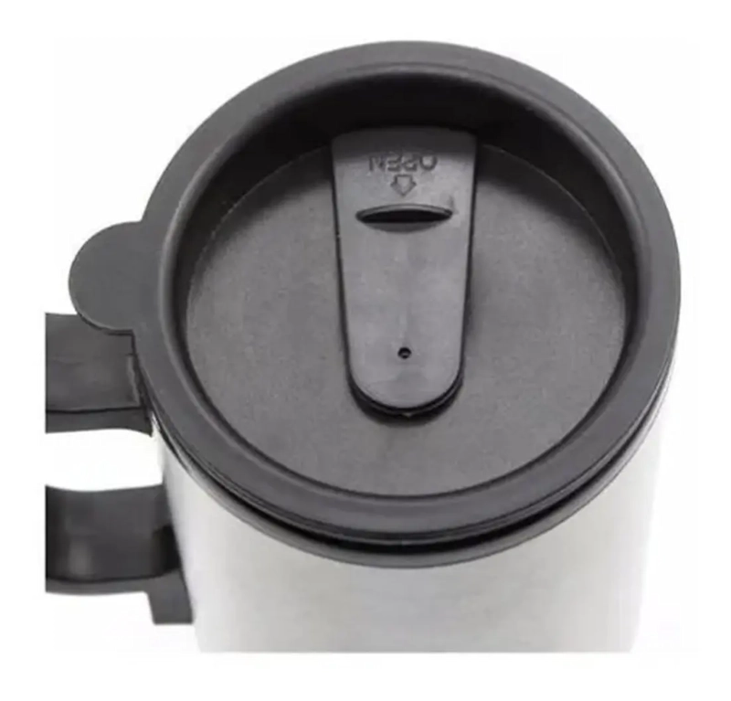 VASO TERMO AUTO ACERO TAZON 12V 480ML TE RMICO CONEXION AUTO - 2
