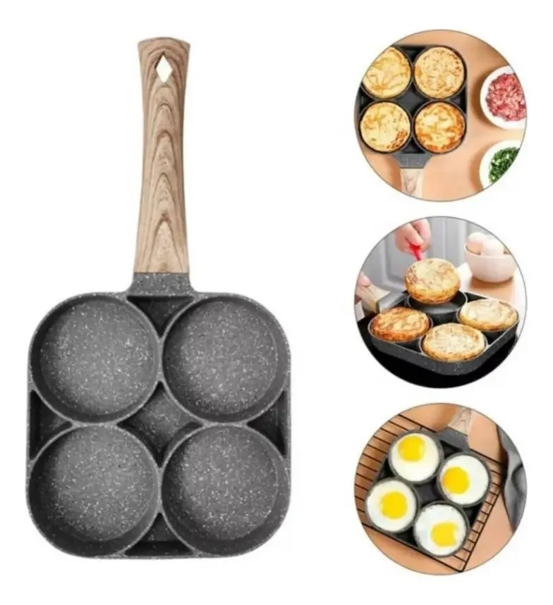 SARTE N MULTIUSOS 4 DIVISIONES P/HUEVOS HAMBURGUESAS HOT CAKE - 5