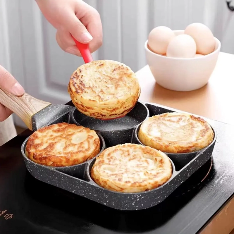 SARTE N MULTIUSOS 4 DIVISIONES P/HUEVOS HAMBURGUESAS HOT CAKE - 6