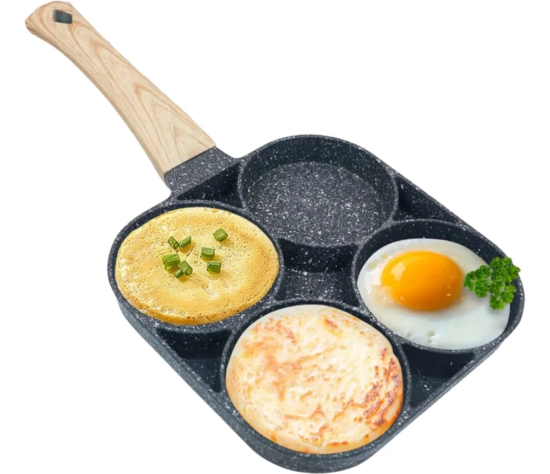 SARTE N MULTIUSOS 4 DIVISIONES P/HUEVOS HAMBURGUESAS HOT CAKE - 7