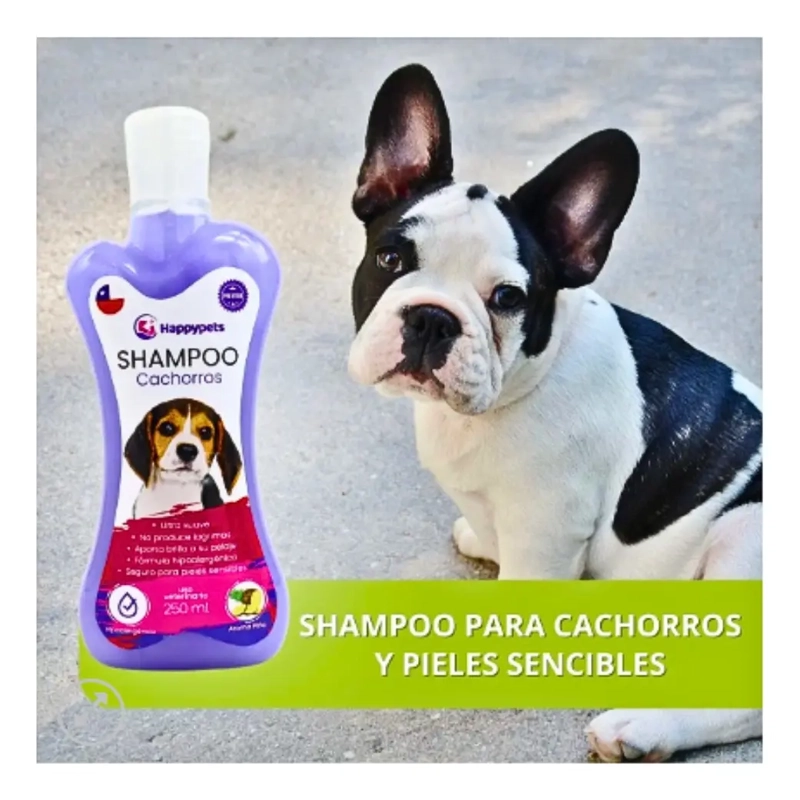 SHAMPOO PARA PERROS CACHORROS HIPOALERGE NICO 250ML HAPPYPETS - 3