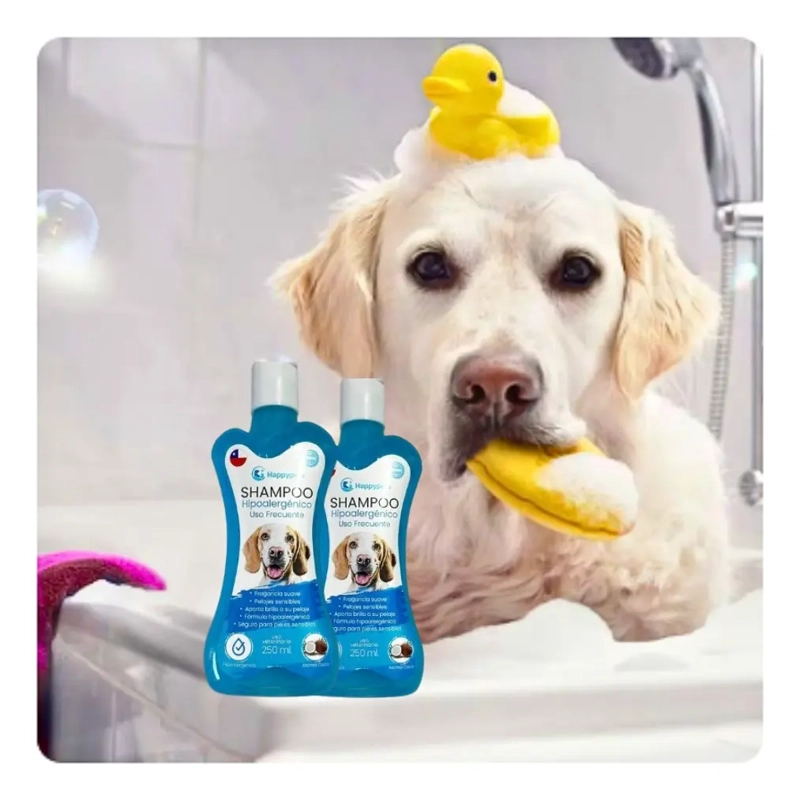 SHAMPOO PERROS PIEL SENSIBLE USO FRECUENTE 500ML HAPPYPETS - 3