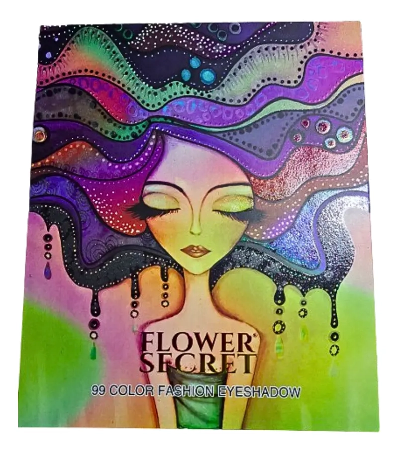 PALETA DE SOMBRAS FASHION EYESHADOW 99 COLORES FLOWER SECRET - 2