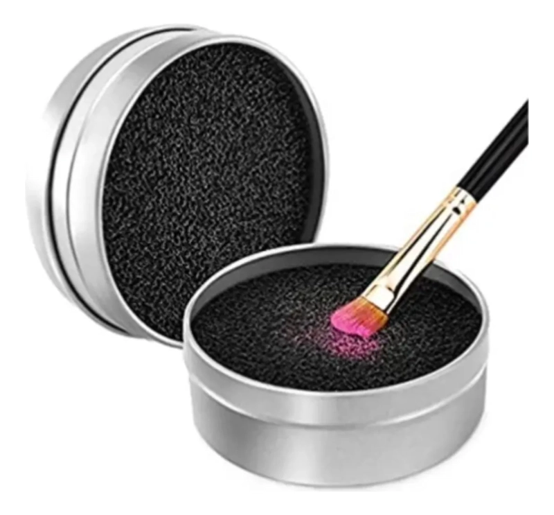 PACK LIMPIADOR TEXTURIZADO REUTILIZABLE + BROCHA MAQUILLAJE - 6