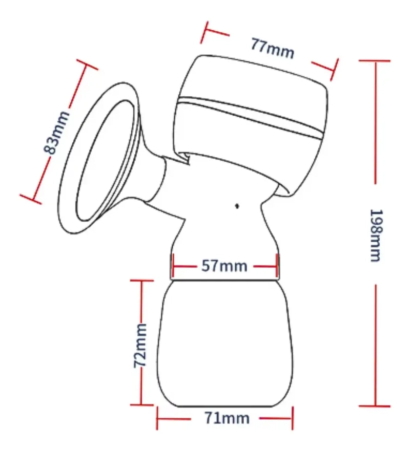 EXTRACTOR COLECTOR DE LECHE MATERNA ELECTRICO INALAMBRICO - 5