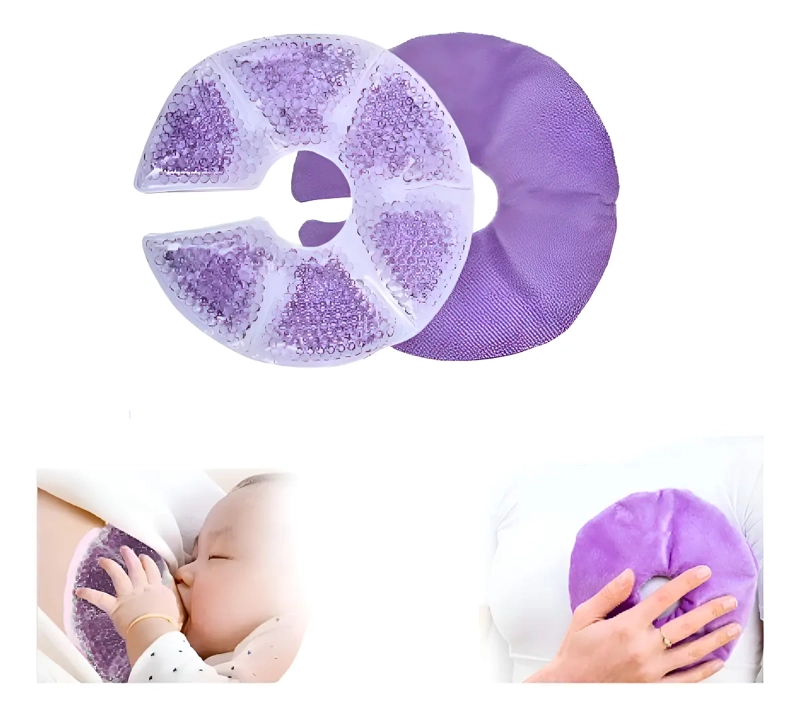 PAR ALMOHADILLAS DE GEL FRIO CALOR PARA LACTANCIA MATERNA - 1