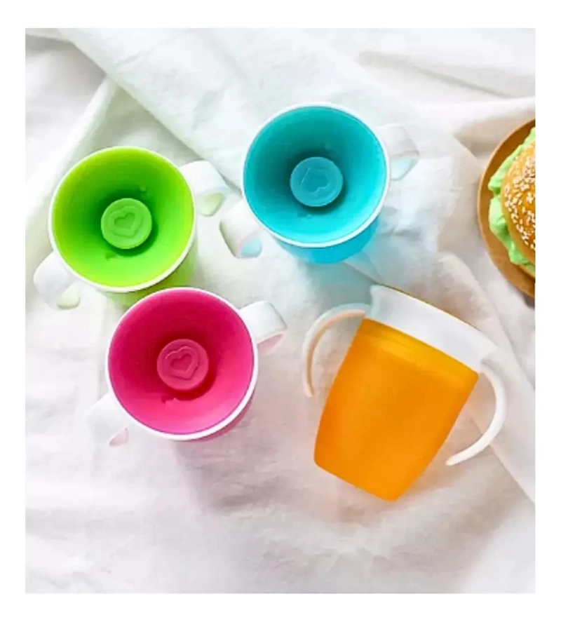 VASO TAZA ANTIDERRAME MAGICA PARA BEBES Y NIÑOS 360° - 5